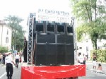 Die Heckschallwand des Lovemobiles